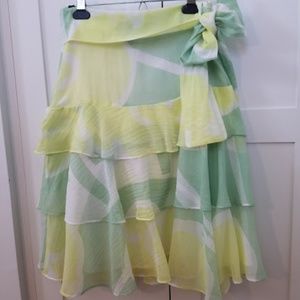 Anthropologie layered skirt